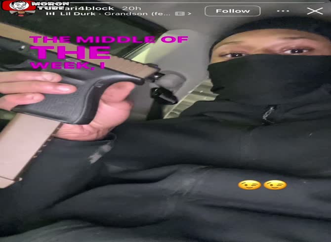 Video :On Tiktok, he pretends to be a gangster, but genuine gangsters who are serious about their business find him